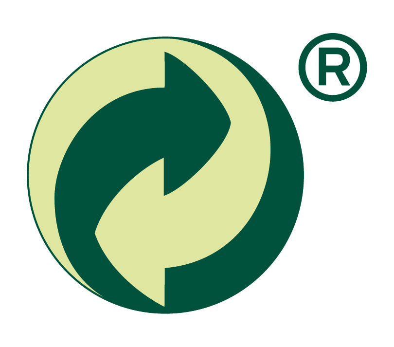 Grüner Punkt Logo – Crystal Paradise Onlineshop als Mitglied des Dualen Systems Deutschland