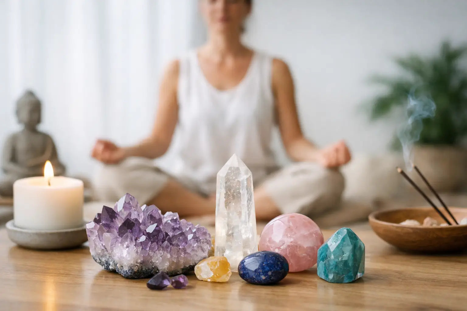 Die besten Kristalle für Meditation zuhause