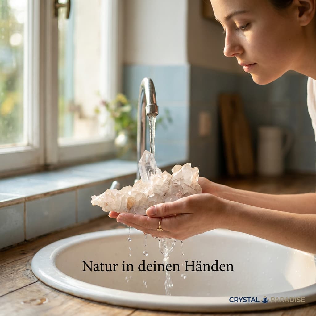 Warum du den Bergkristall Heilstein richtig entladen solltest