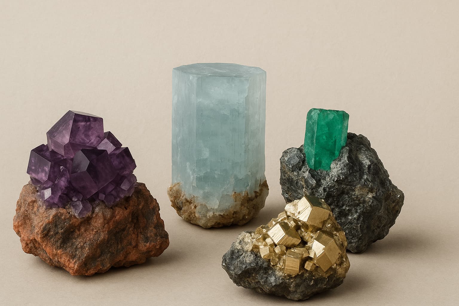 Verschiedene Mineralien und Edelsteine, Übersicht zu Preisen für Mineralien