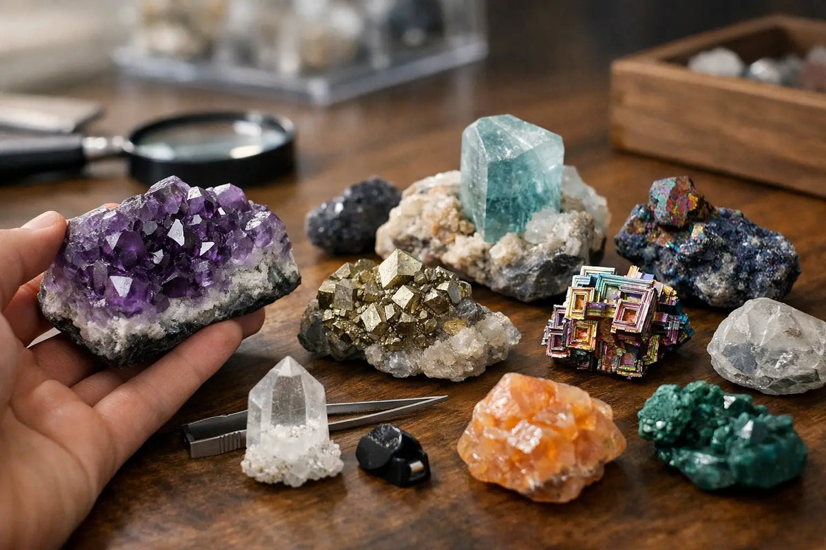 Mineralien für Sammler – kuratierte Auswahl edler Steine und Kristalle