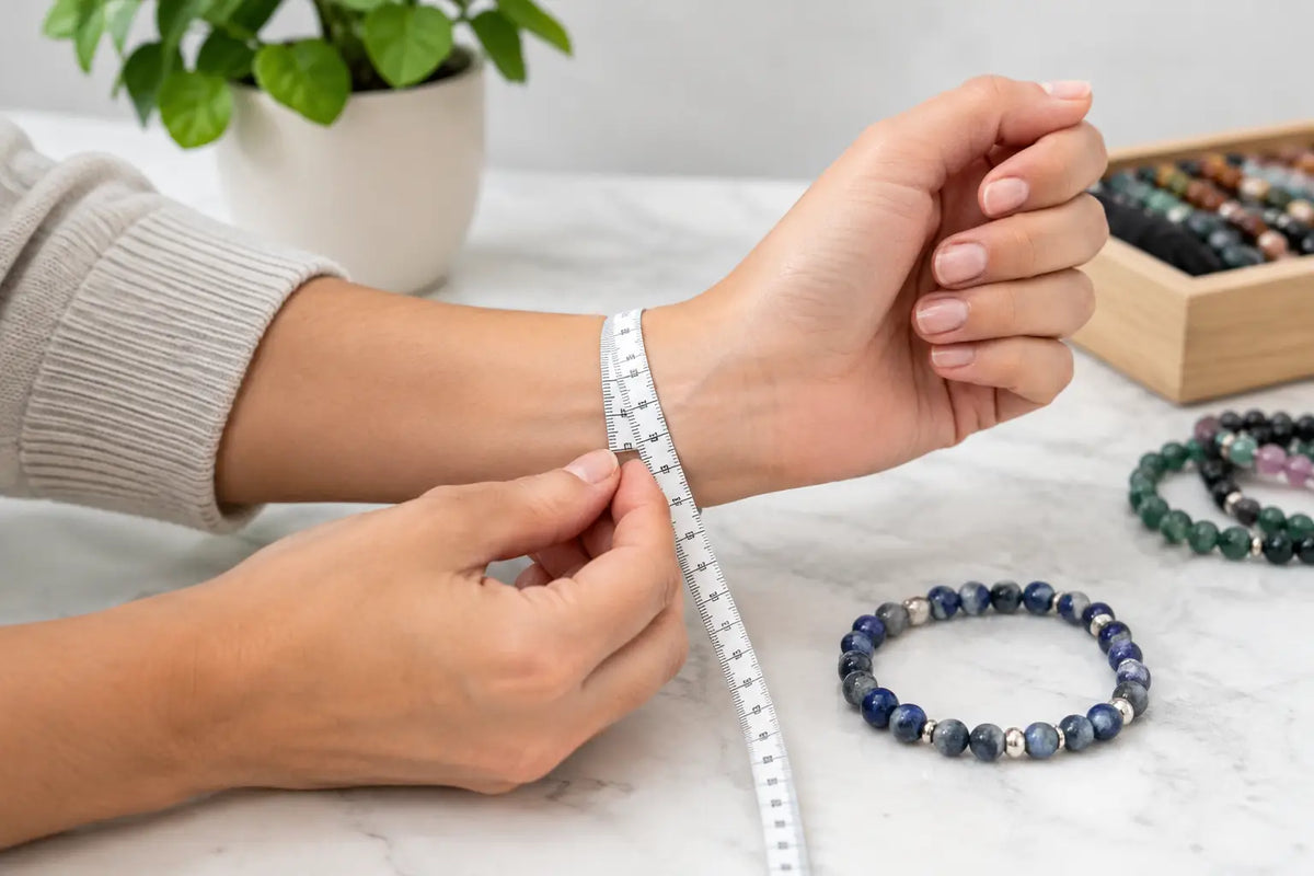 Steinarmband Größe richtig messen und passend tragen