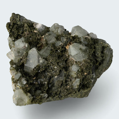 Epidot kaufen mit Bergkristall aus der Türkei