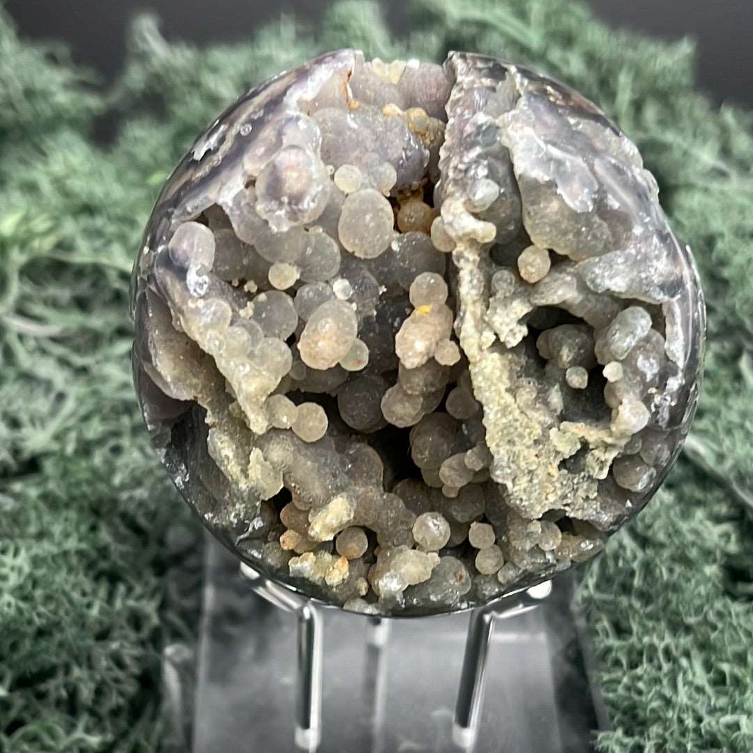 Deko: Trauben Achat Druzy Kugeln aus Indonesien (242g)