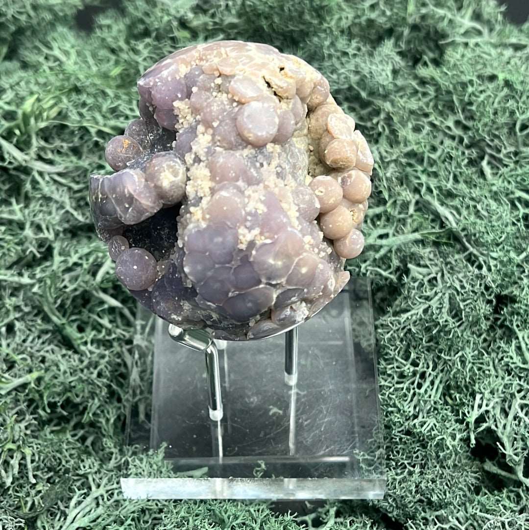 Deko: Trauben Achat Druzy Kugeln aus Indonesien (198g) - schönes violett