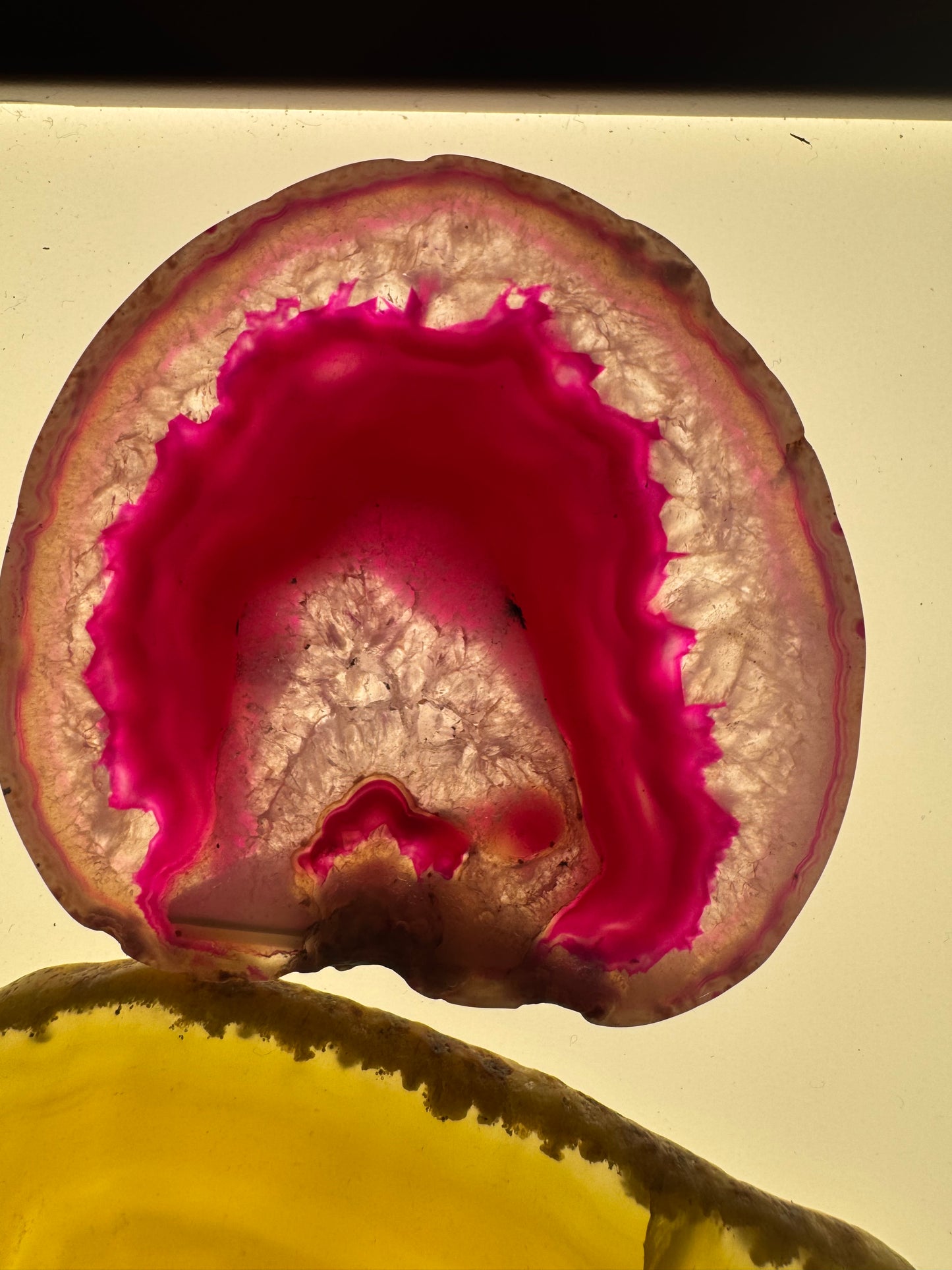 Achatscheibe gefärbt - ca. 6-9 cm - Bundle (3 Achtascheiben) - crystal paradise