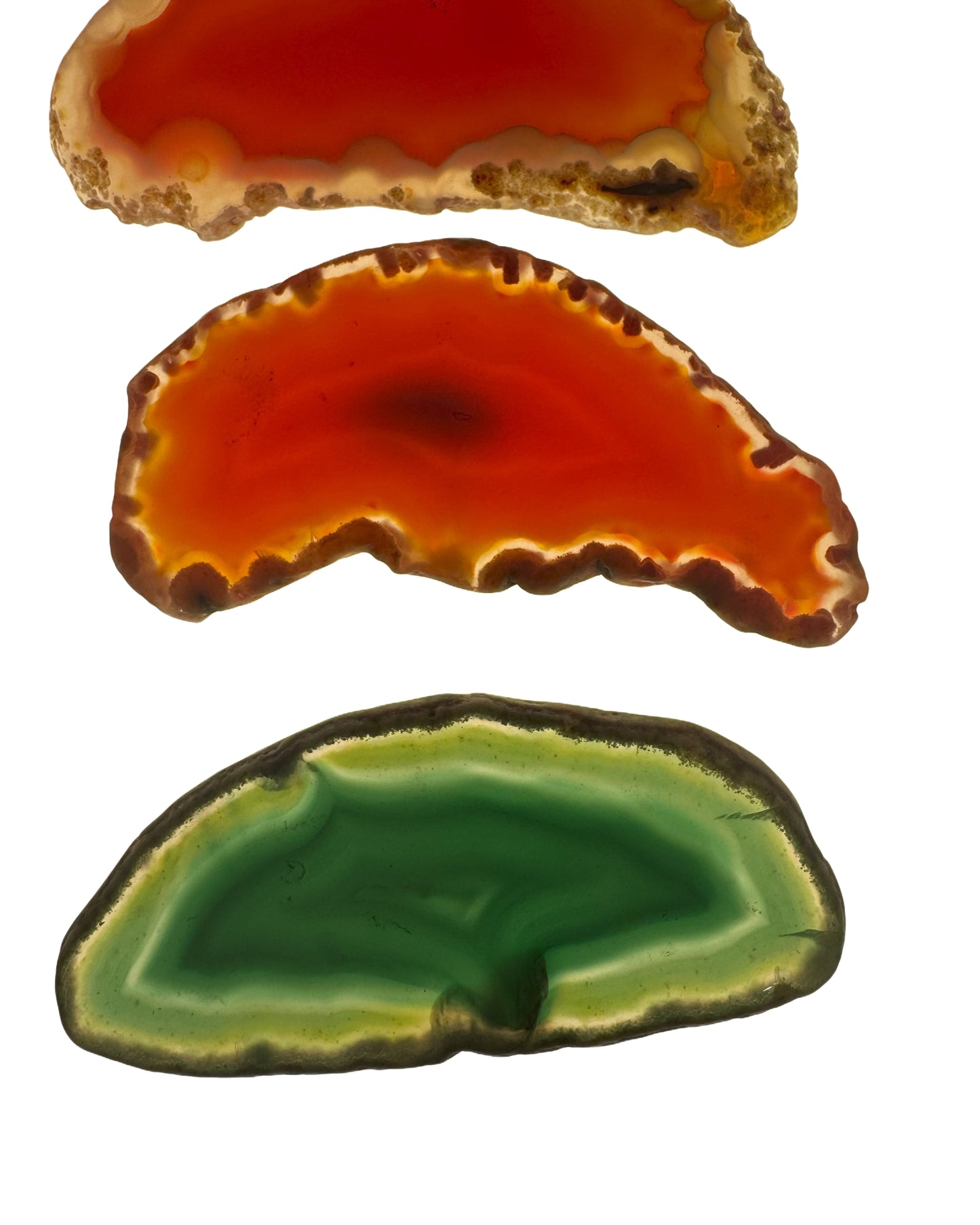 Achatscheibe gefärbt - ca. 6-9 cm - crystal paradise