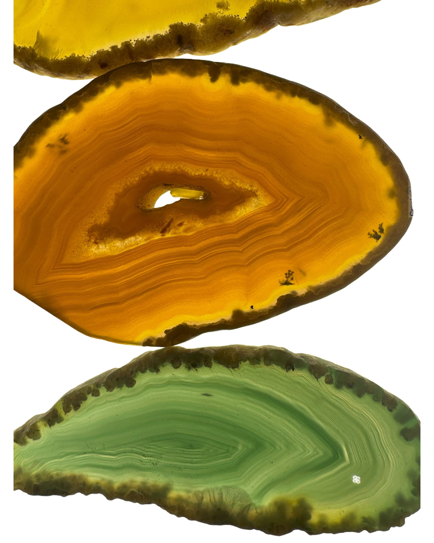 Achatscheibe gefärbt - ca. 6-9 cm - crystal paradise