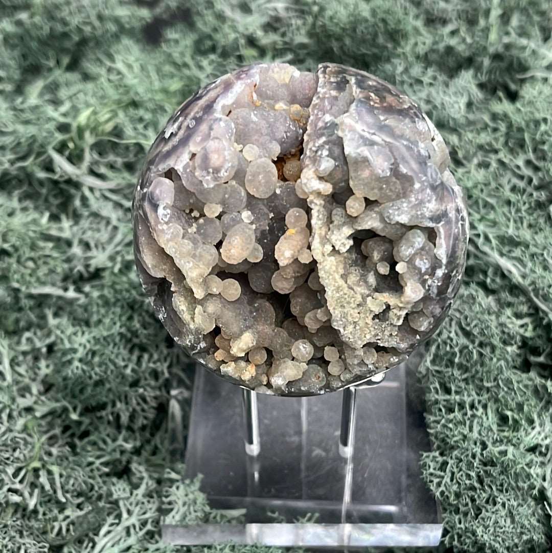 Deko: Trauben Achat Druzy Kugeln aus Indonesien (242g)