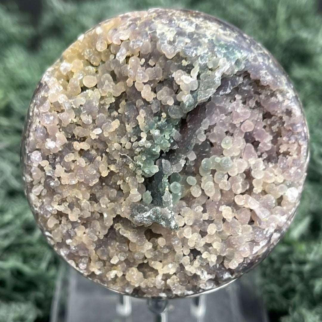 Deko: Trauben Achat Druzy Kugeln aus Indonesien (243g) - schönes violett