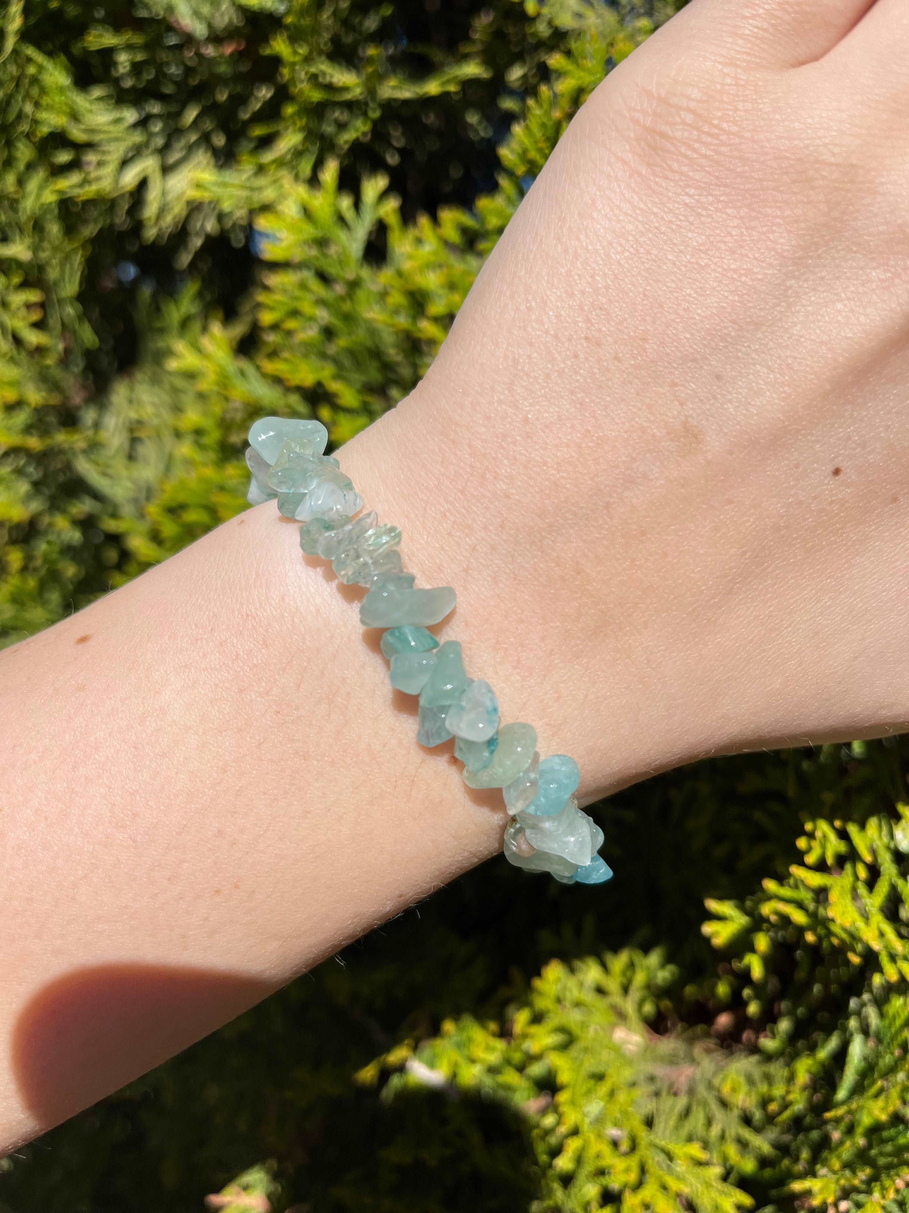 Armband aus Aventurin-Chipstone-Perlen - 1 Stück