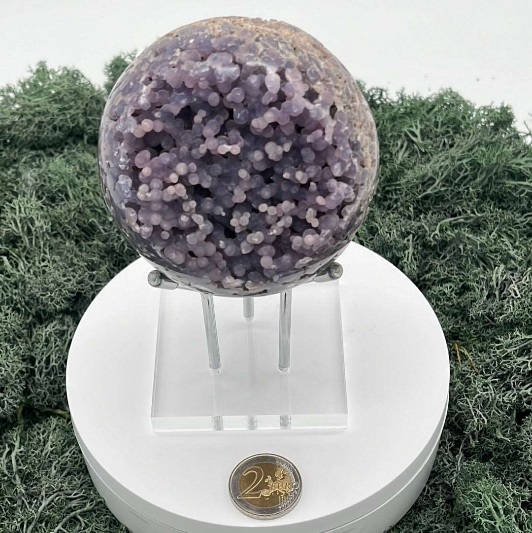 Deko: Trauben Achat Druzy Kugeln aus Indonesien (608g)