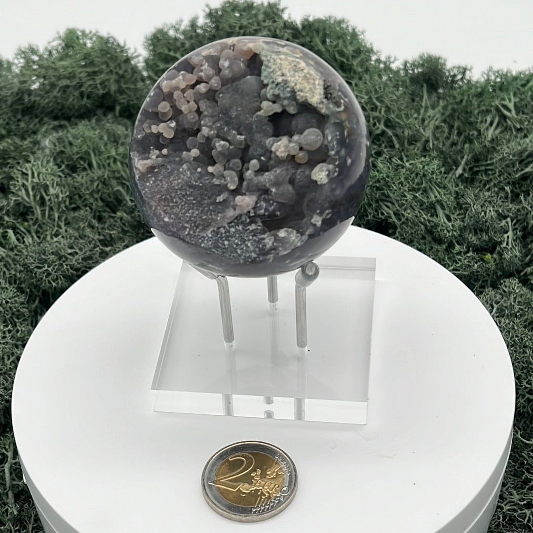 Trauben Achat Druzy Kugeln aus Indonesien (254g) - crystal paradise