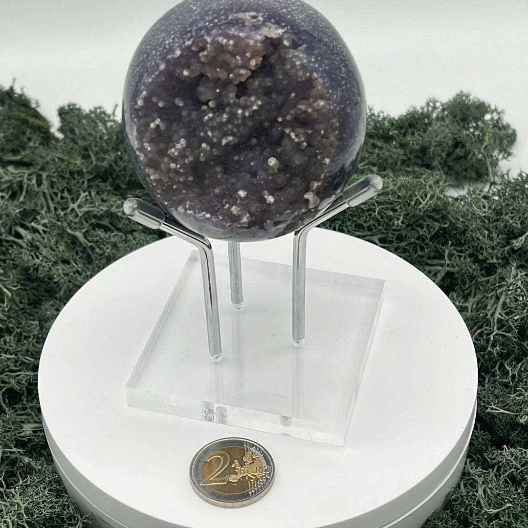 Trauben Achat Druzy Kugeln aus Indonesien (403g) - crystal paradise