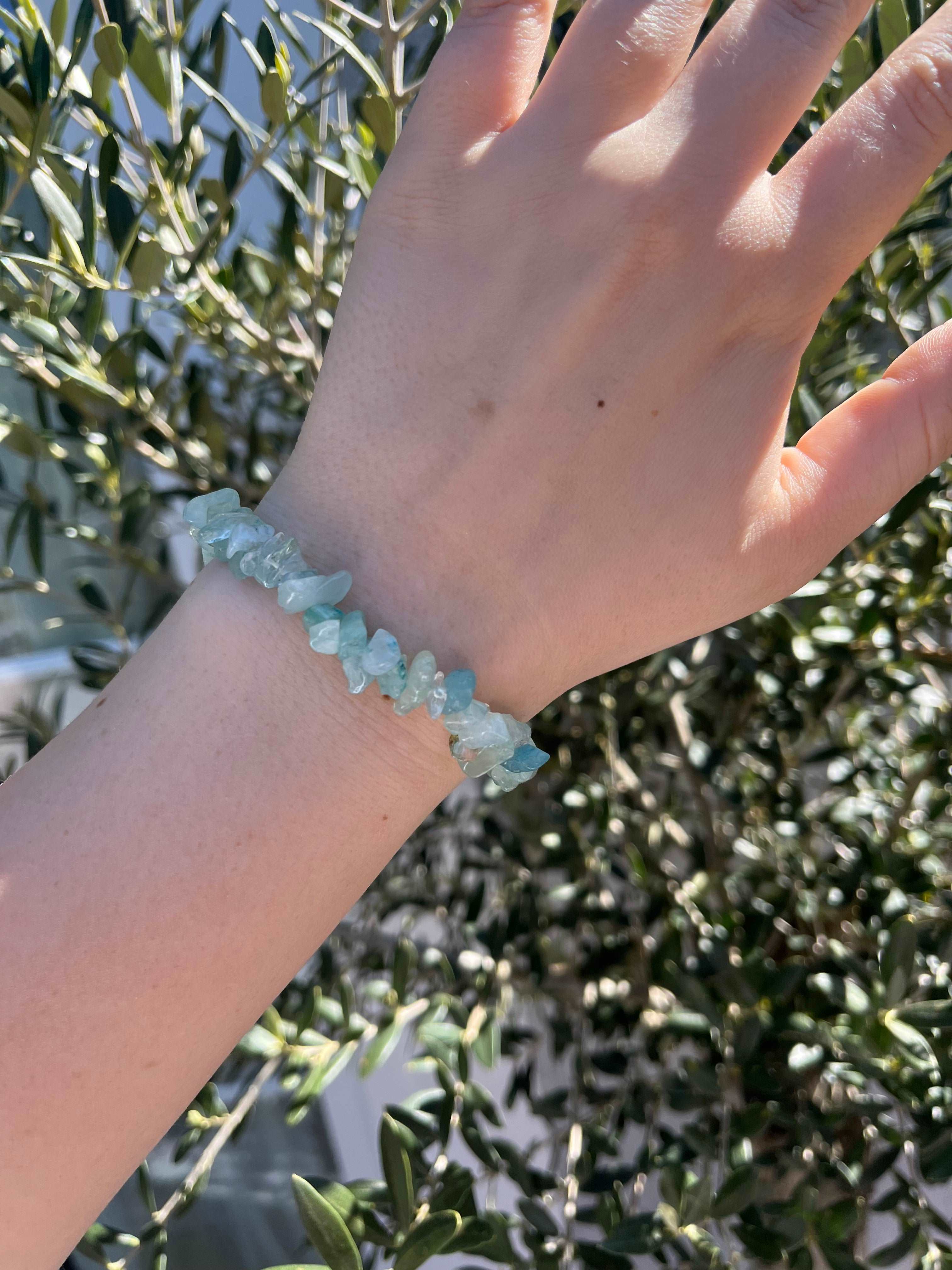 Armband aus Aventurin-Chipstone-Perlen - 1 Stück