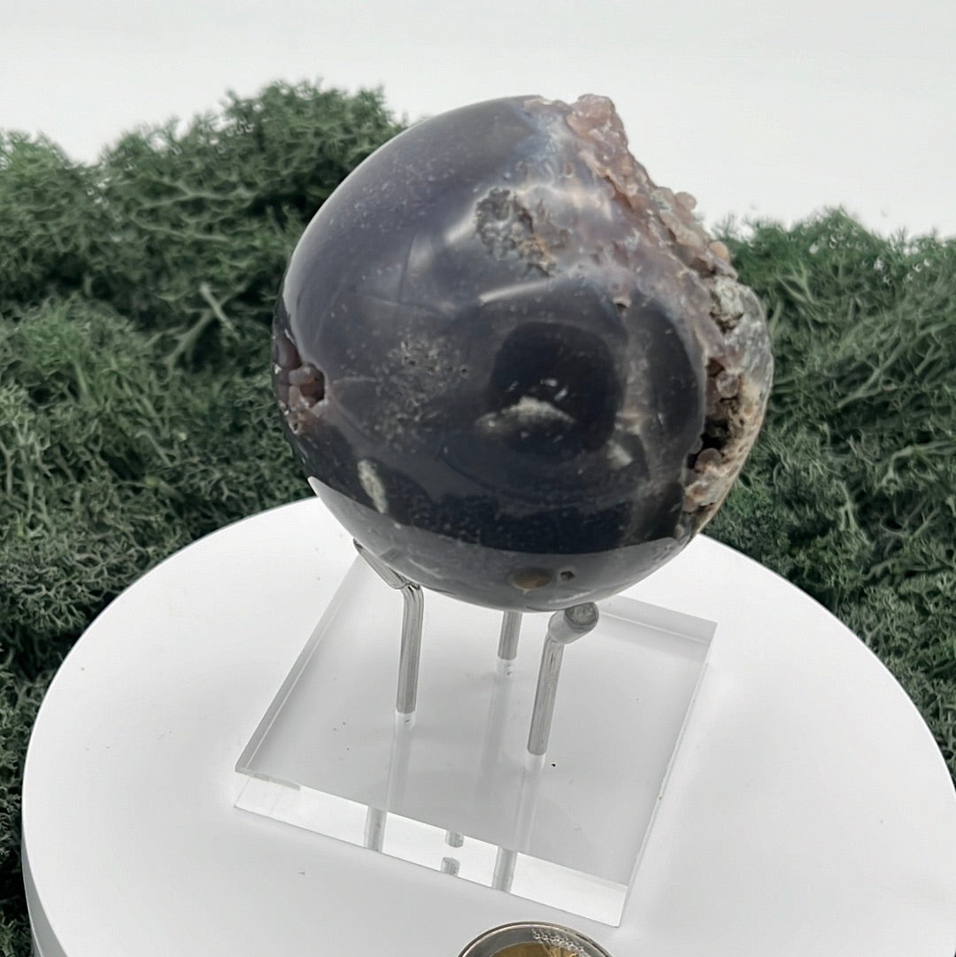 Trauben Achat Druzy Kugeln aus Indonesien (311g) - crystal paradise