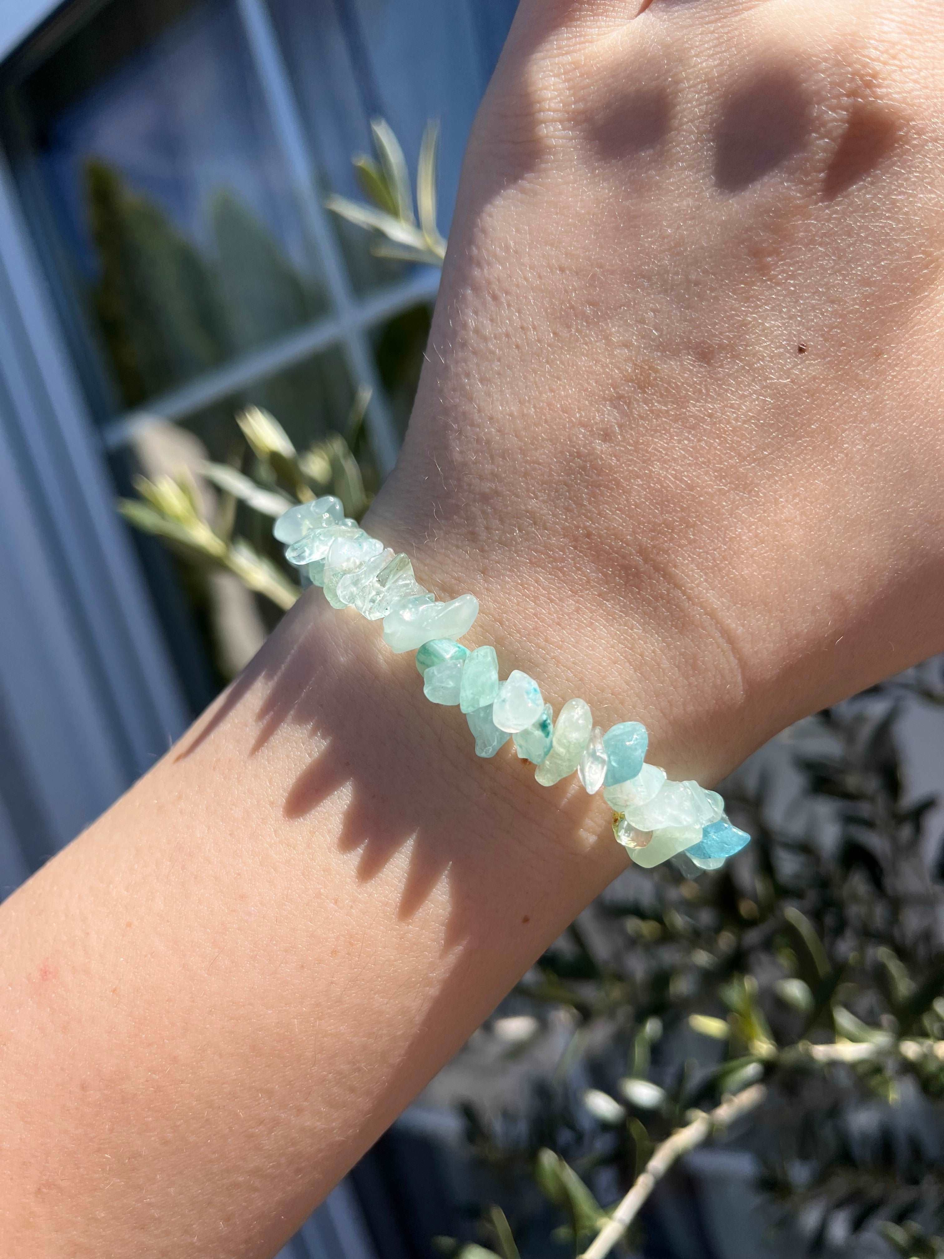 Armband aus Aventurin-Chipstone-Perlen - 1 Stück