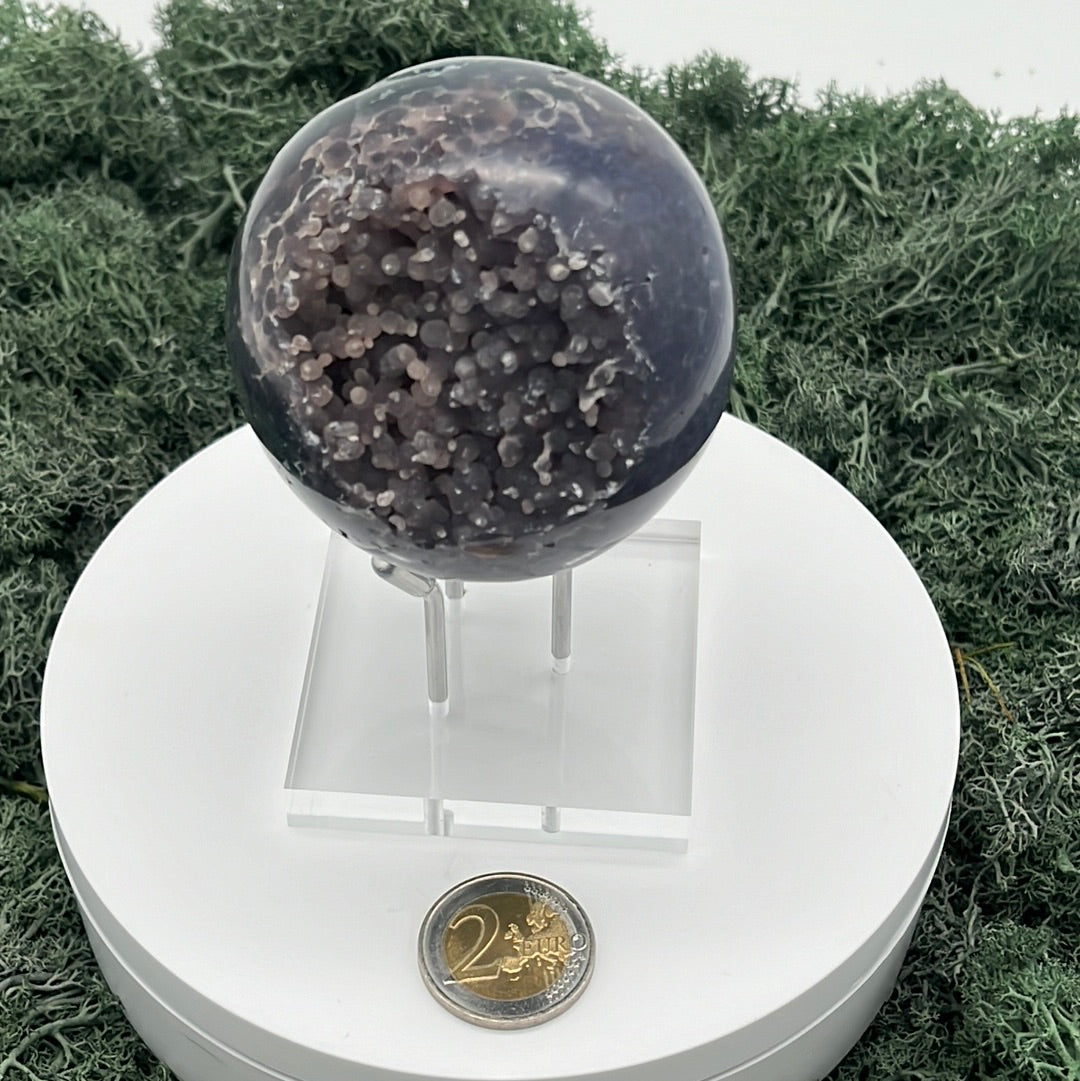 Trauben Achat Druzy Kugeln aus Indonesien (384g) - crystal paradise