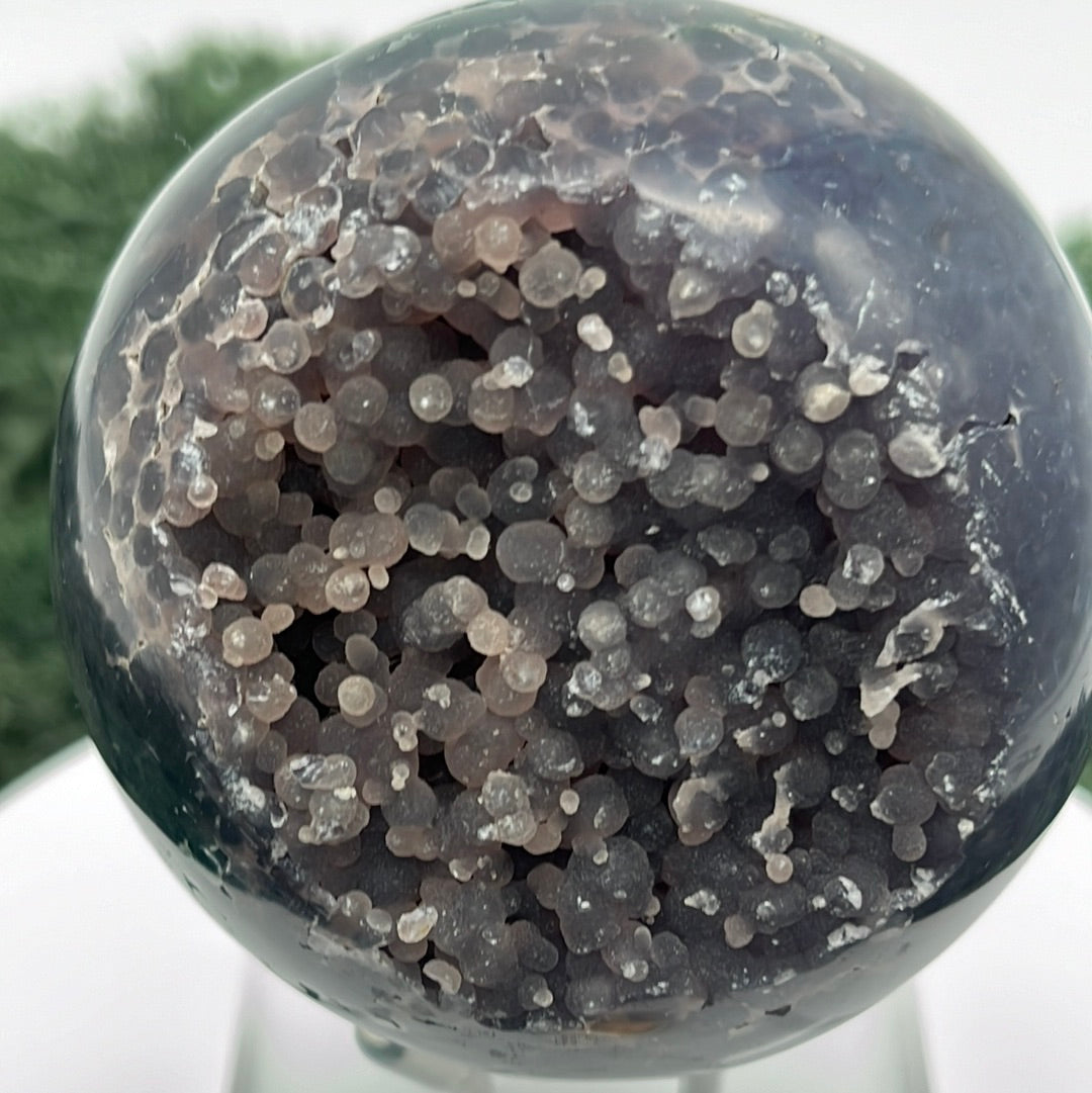 Trauben Achat Druzy Kugeln aus Indonesien (384g) - crystal paradise