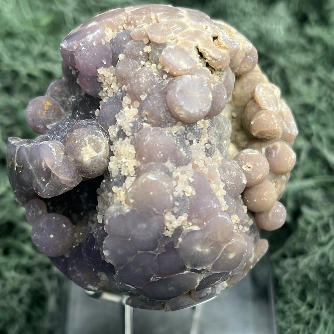 Trauben Achat Druzy Kugeln aus Indonesien (198g) - schönes violett - crystal paradise