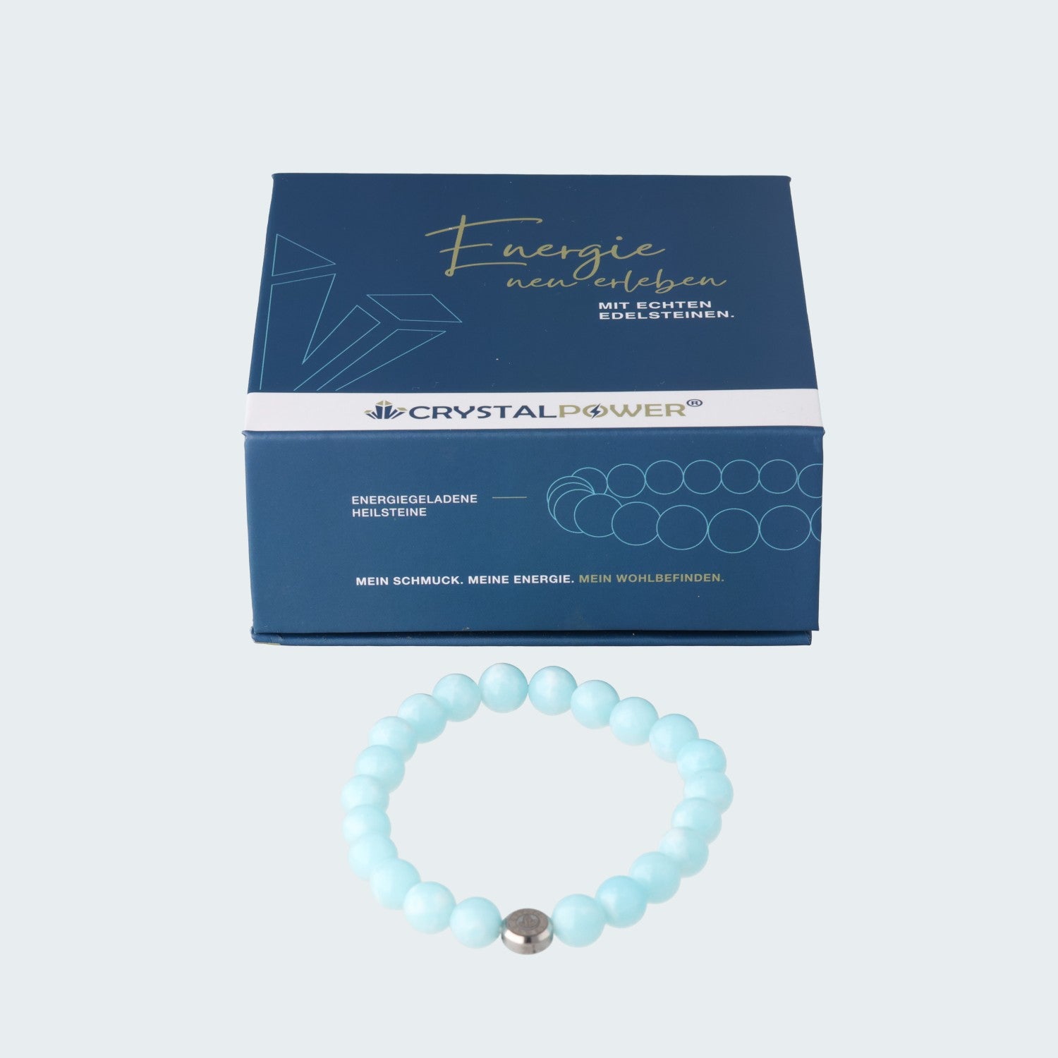 Larimar – Gelassenheit & Kommunikation - Armband crystalpower® - crystal paradise