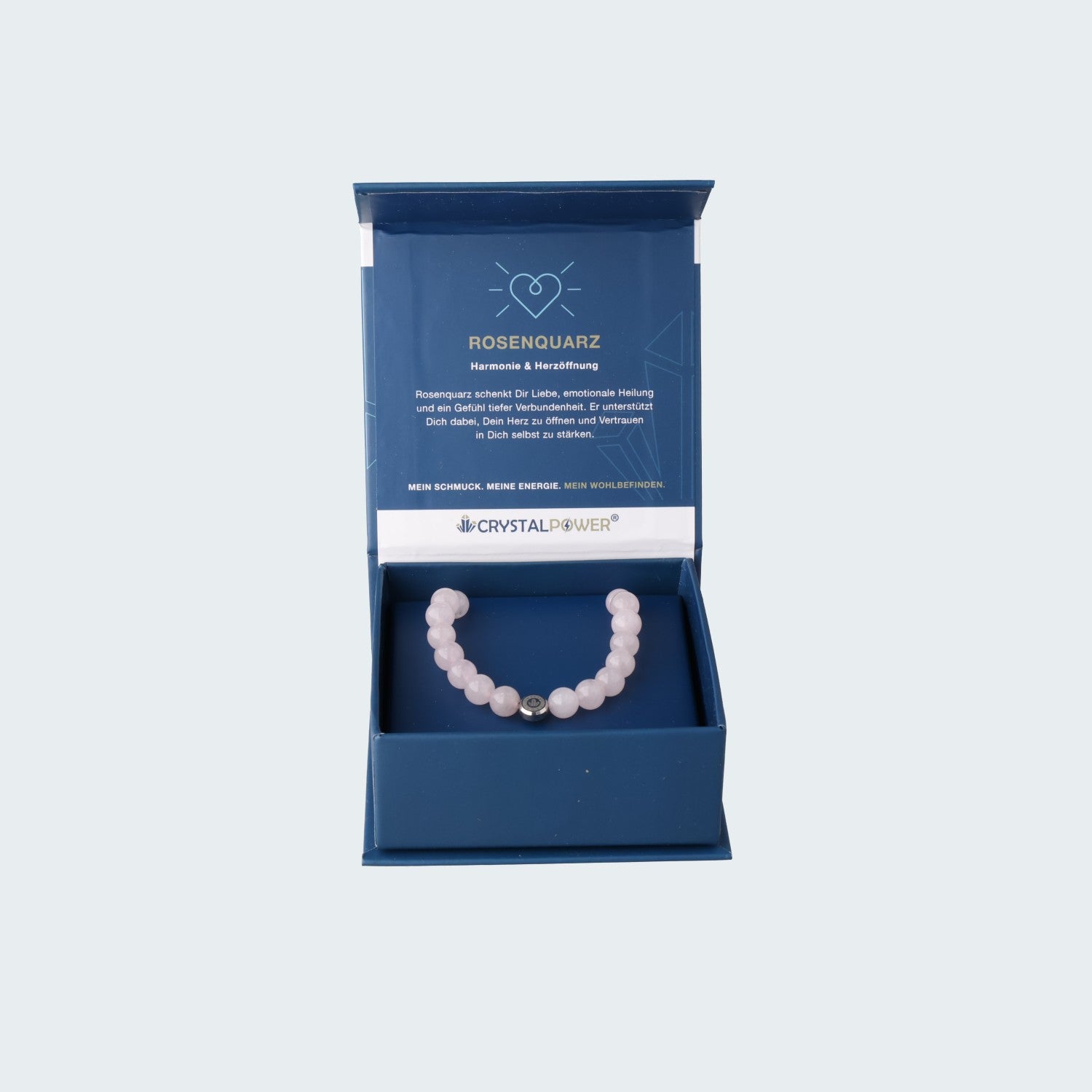 Rosenquarz– Harmonie & Herzöffnung - Armband crystalpower® - crystal paradise
