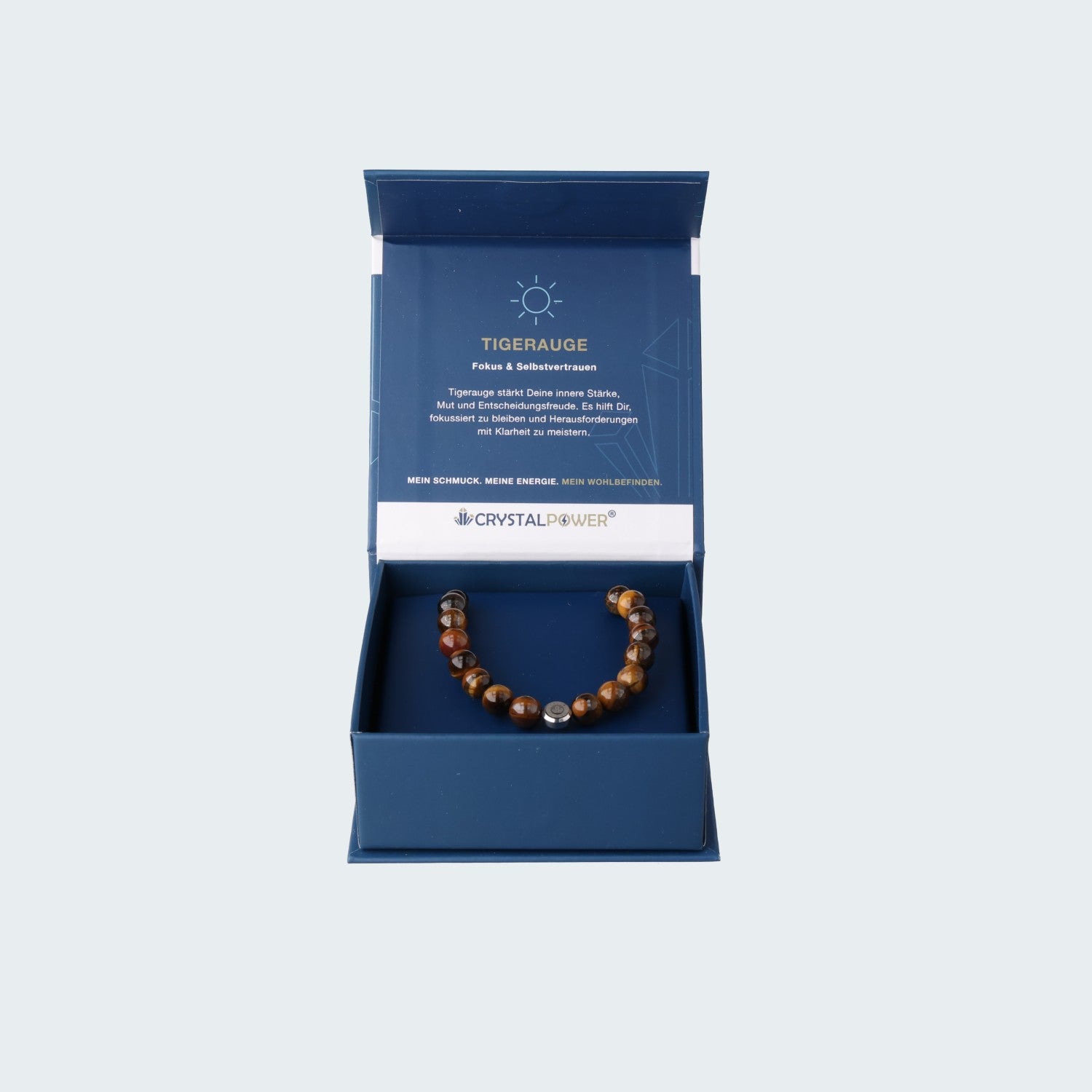 Tigerauge – Fokus & Selbstvertrauen - Armband crystalpower® - crystal paradise