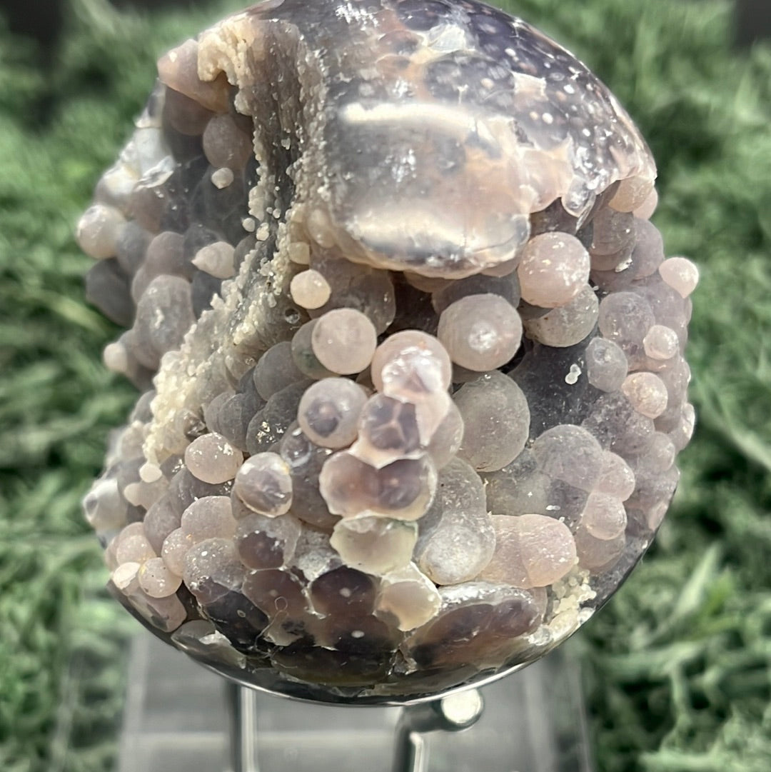 Trauben Achat Druzy Kugeln aus Indonesien (204g) - schönes violett, große Trauebn - crystal paradise