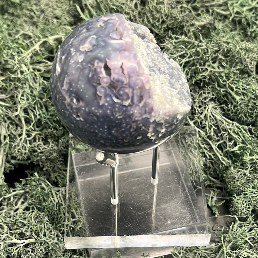 Trauben Achat Druzy Kugeln aus Indonesien (155g) - crystal paradise