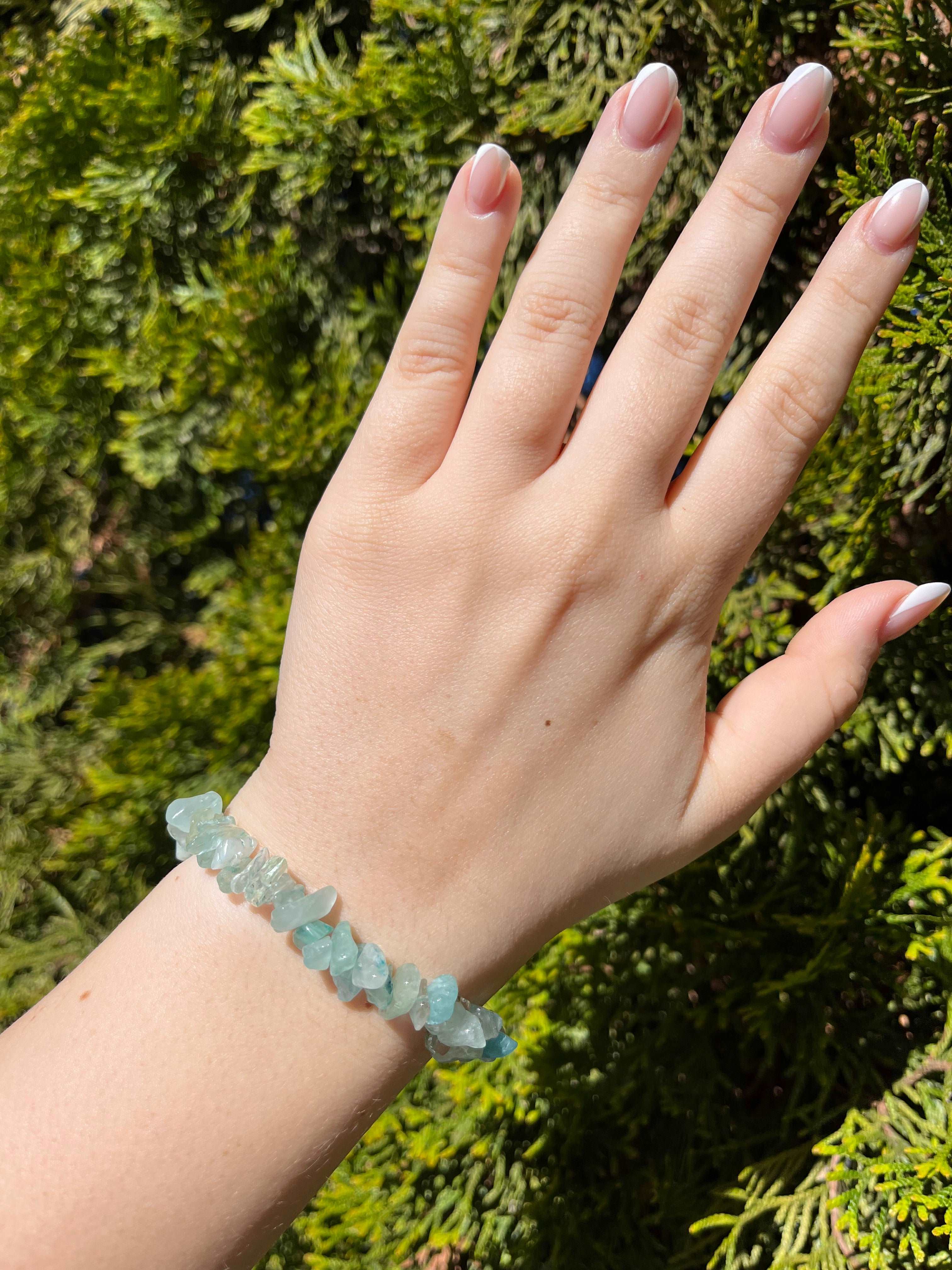 Armband aus Aventurin-Chipstone-Perlen - 1 Stück