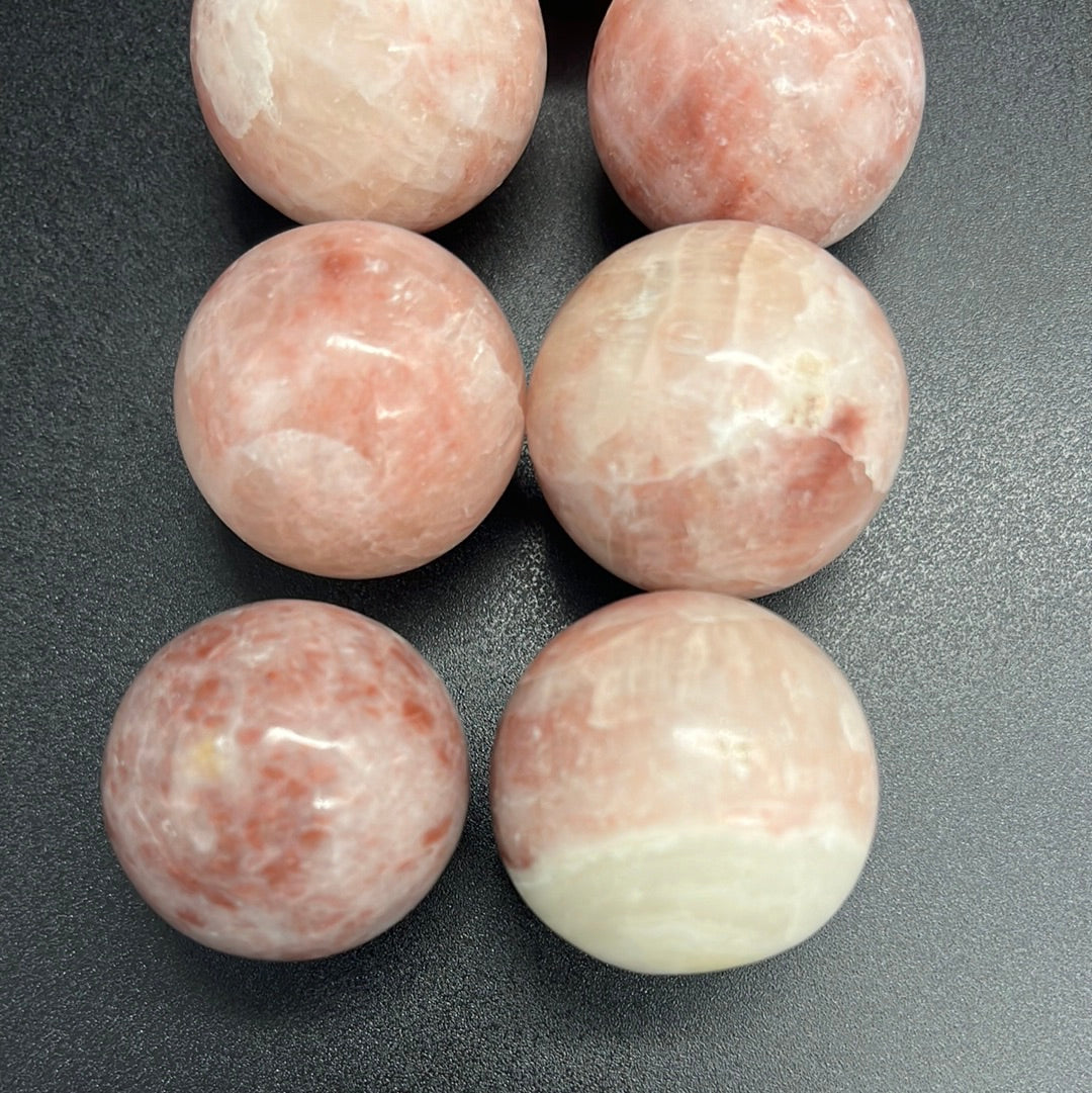 Trommelware Strawberry Jasper Kugel - 1 Stück ca. 3cm - crystal paradise