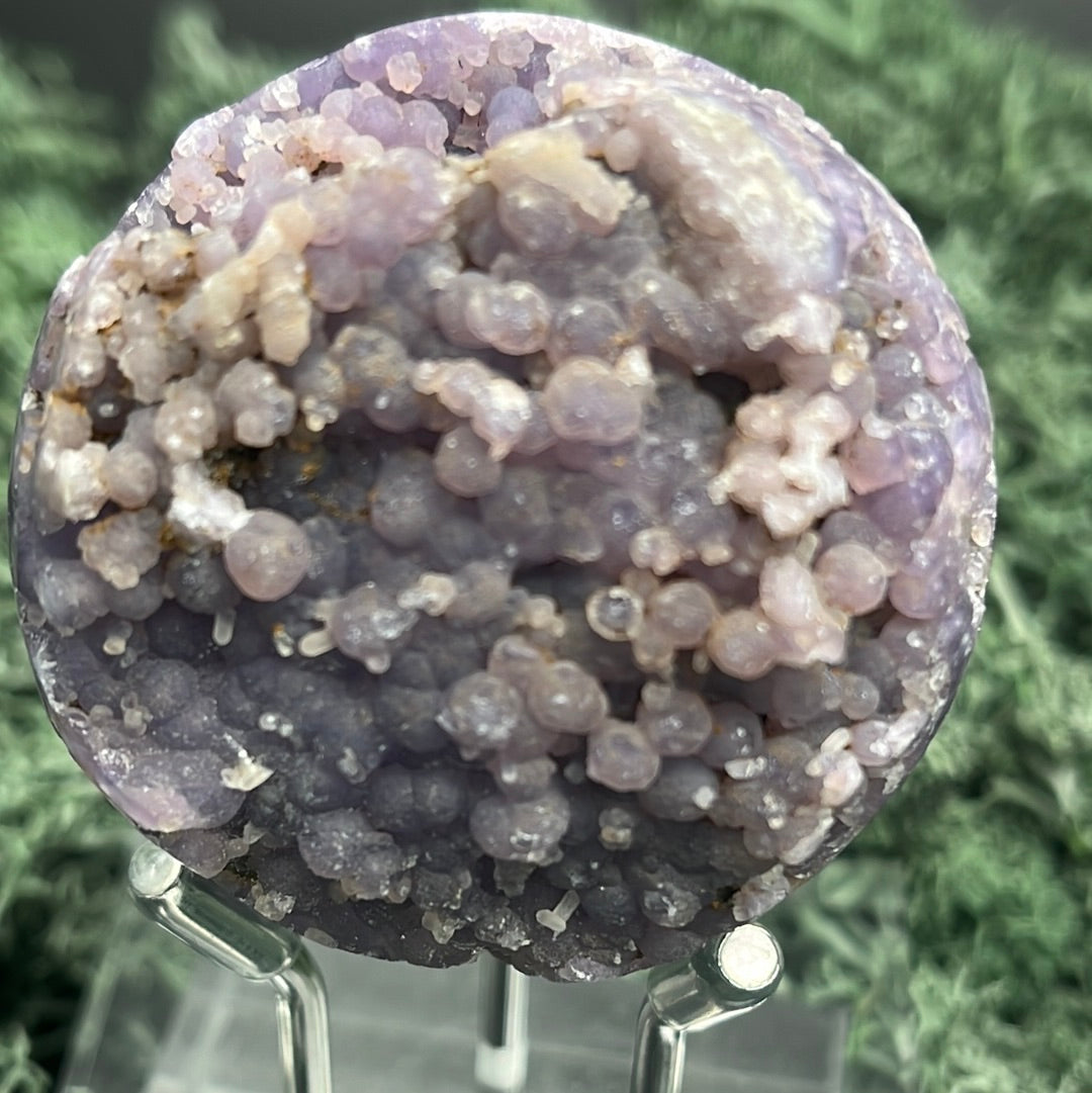 Trauben Achat Druzy Kugeln aus Indonesien (127g) - schönes violett, viele Druzys - crystal paradise