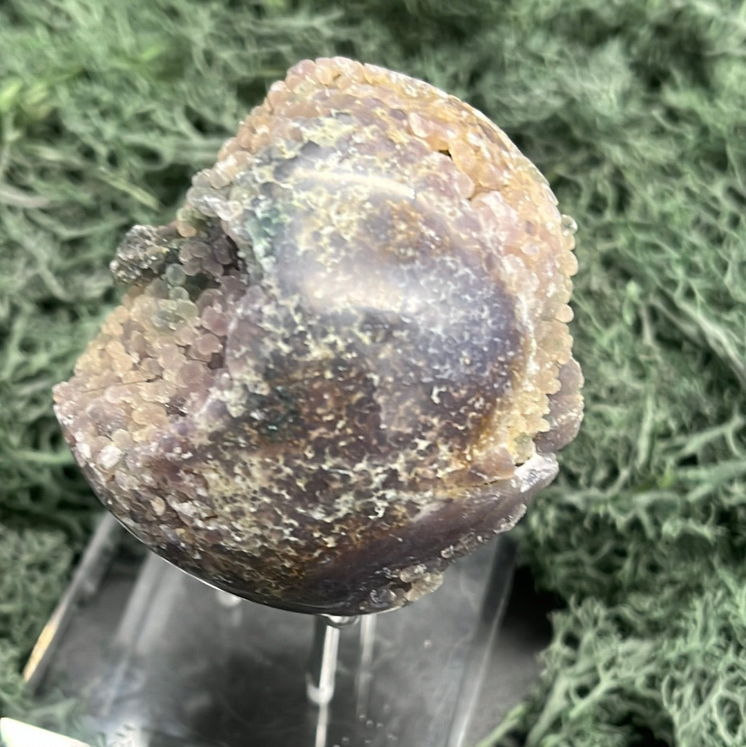 Trauben Achat Druzy Kugeln aus Indonesien (243g) - schönes violett - crystal paradise