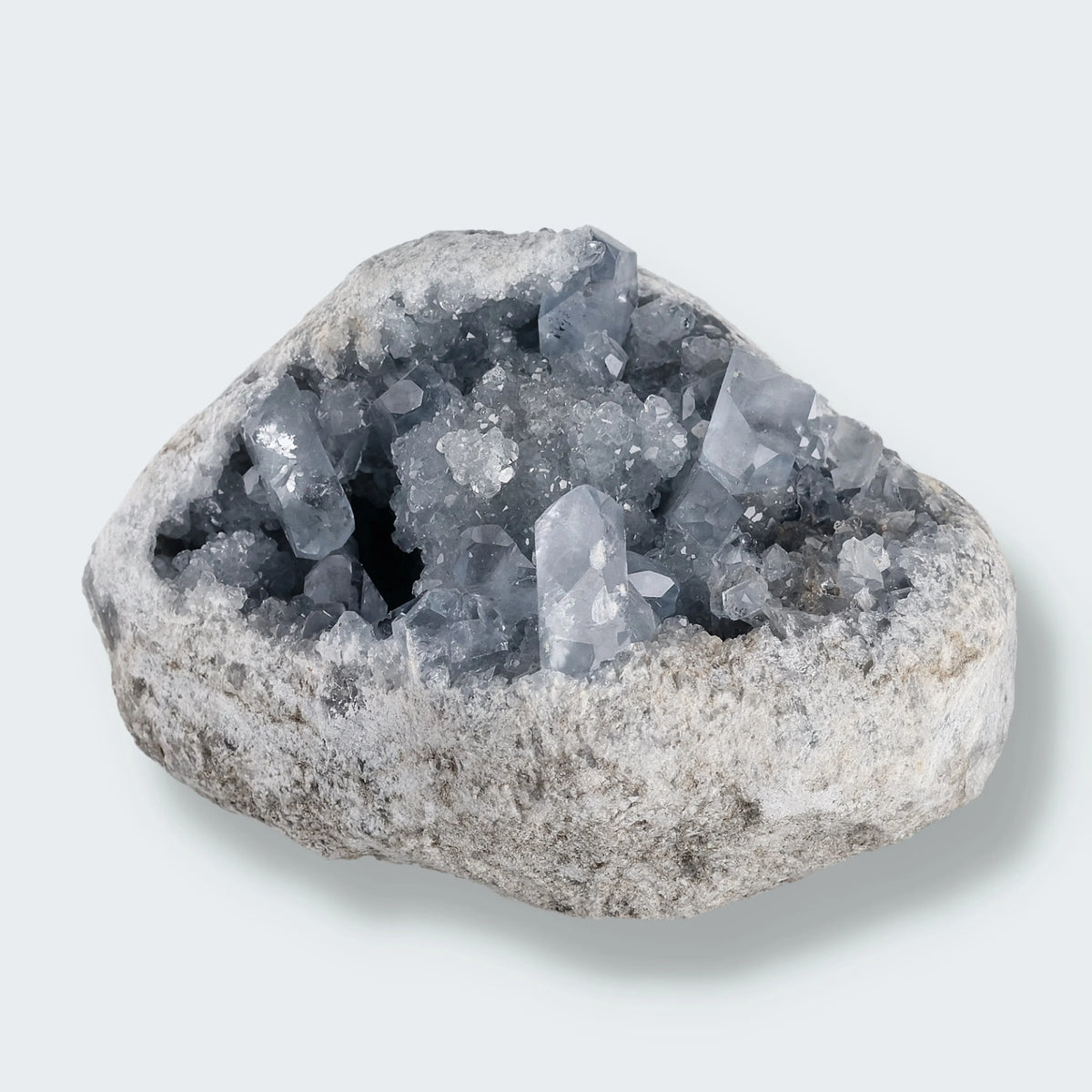 Celestin Geode aus Madagaskar (1237g)