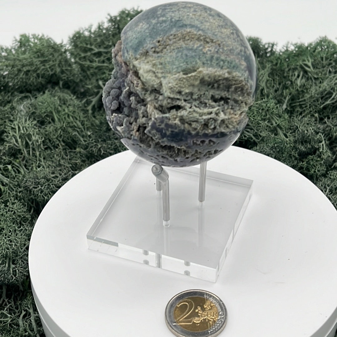 Trauben Achat Druzy Kugeln aus Indonesien (285g) - crystal paradise
