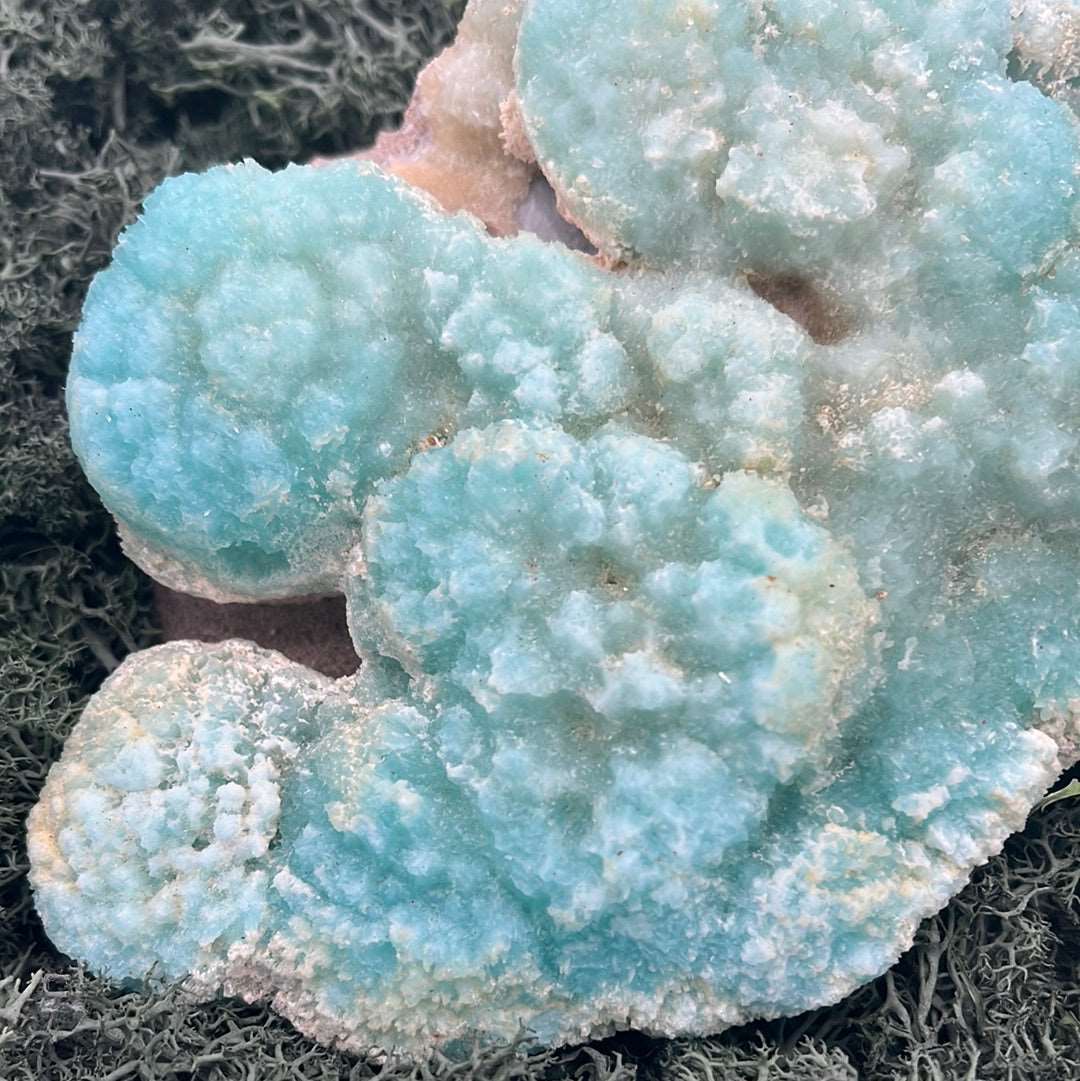Blauer Aragonit aus Afghanistan (1618g) - Außergewöhnliche Grosssstufe