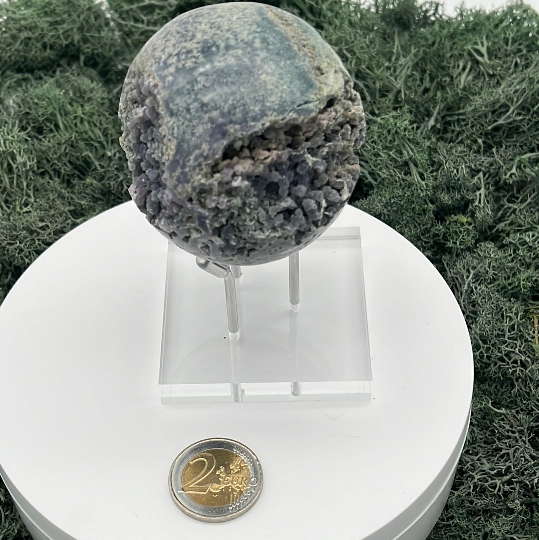 Trauben Achat Druzy Kugeln aus Indonesien (285g) - crystal paradise