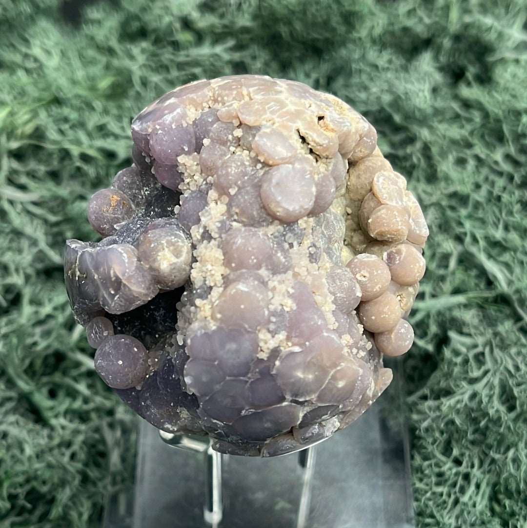 Deko: Trauben Achat Druzy Kugeln aus Indonesien (198g) - schönes violett