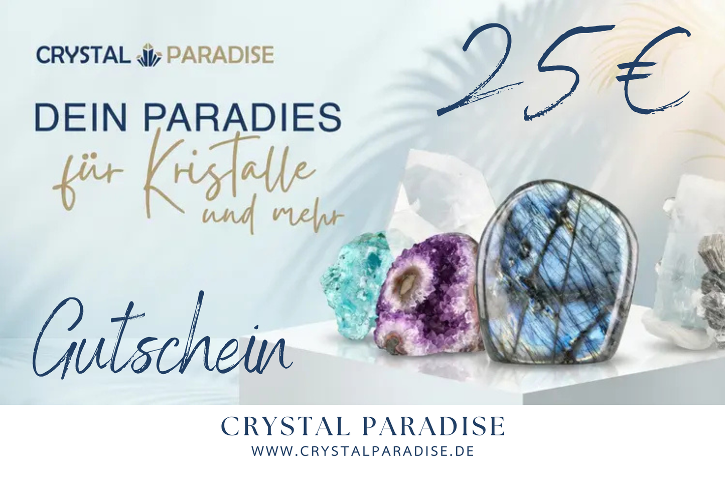 Einkaufsgutschein bei Crystalparadise.de – das Geschenk für echte Mineralien-Liebhaber - crystal paradise
