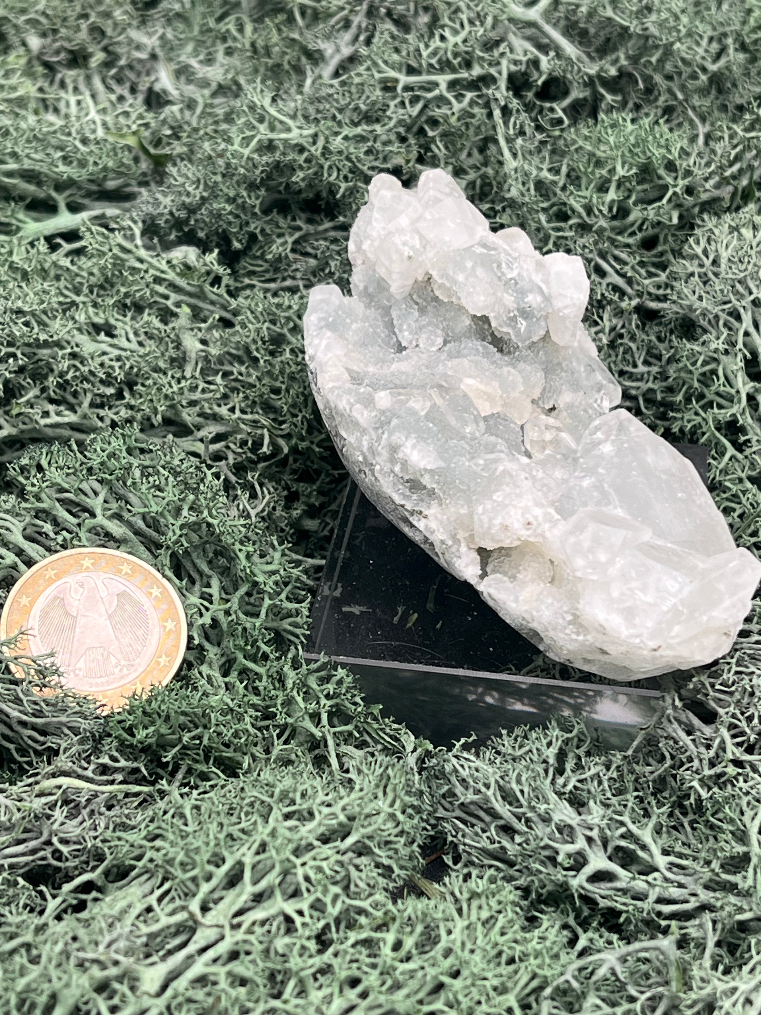 Apophyllit Stufe aus Indien (118g) - schöne grosse Kristalle - crystal paradise