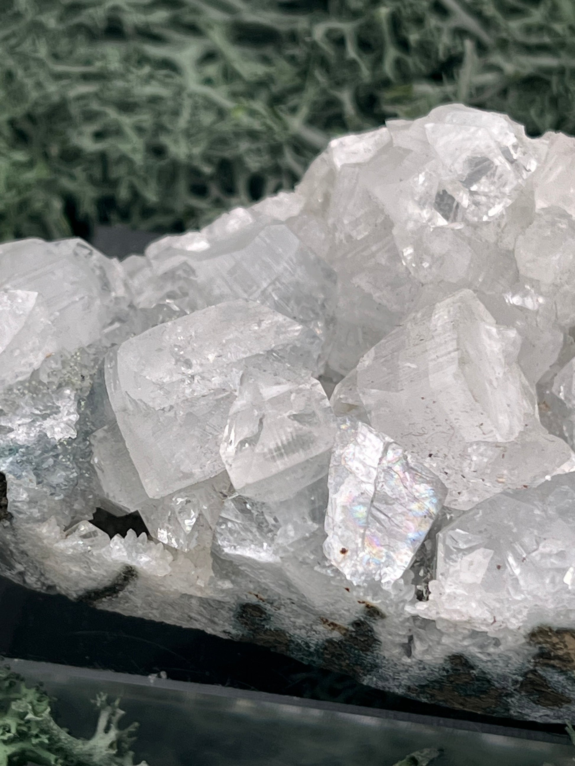 Apophyllit Stufe aus Indien (97g) - schöne grosse Kristalle - crystal paradise