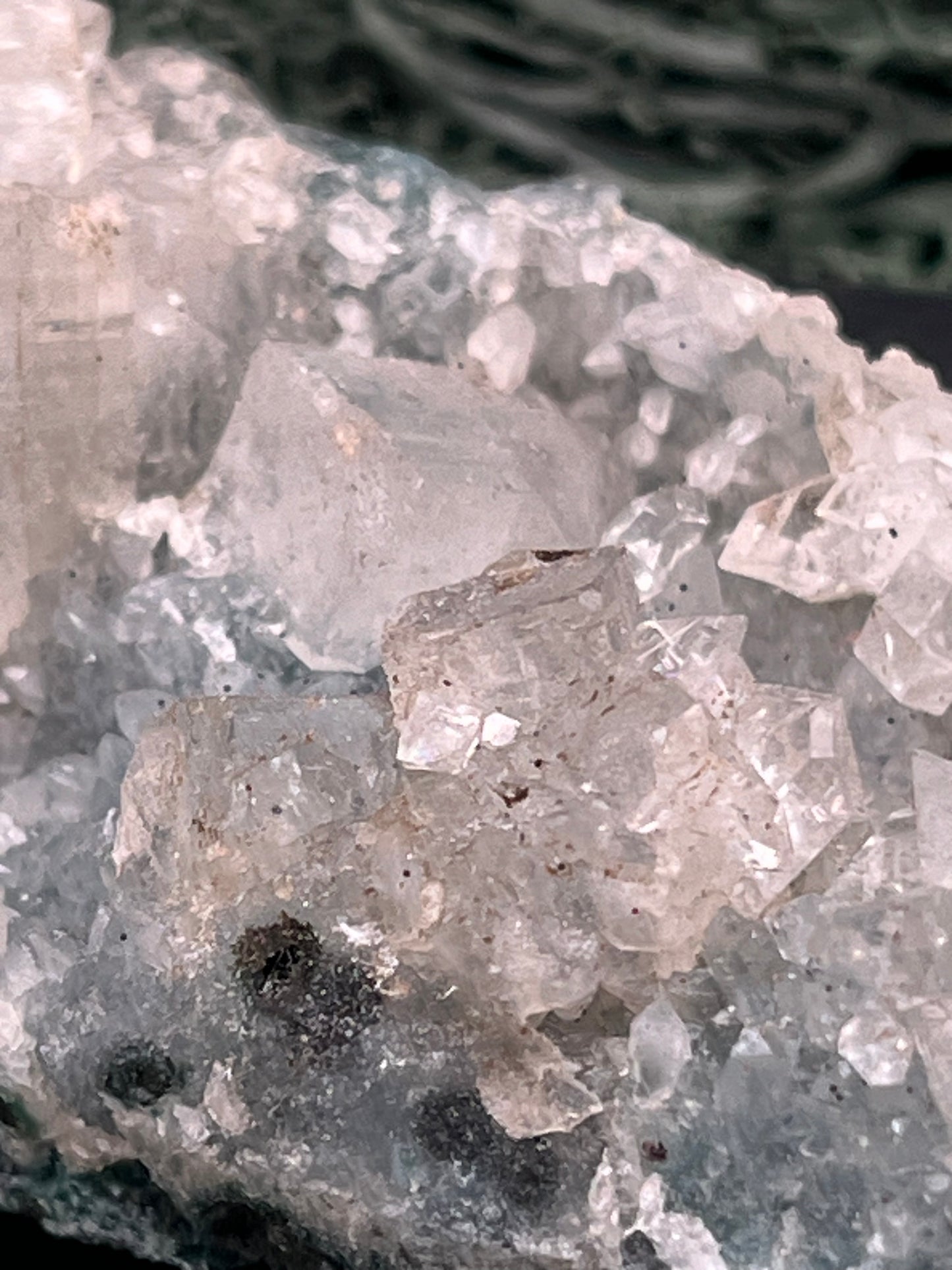 Apophyllit Stufe aus Indien (70g) - schöne grosse Kristalle - crystal paradise