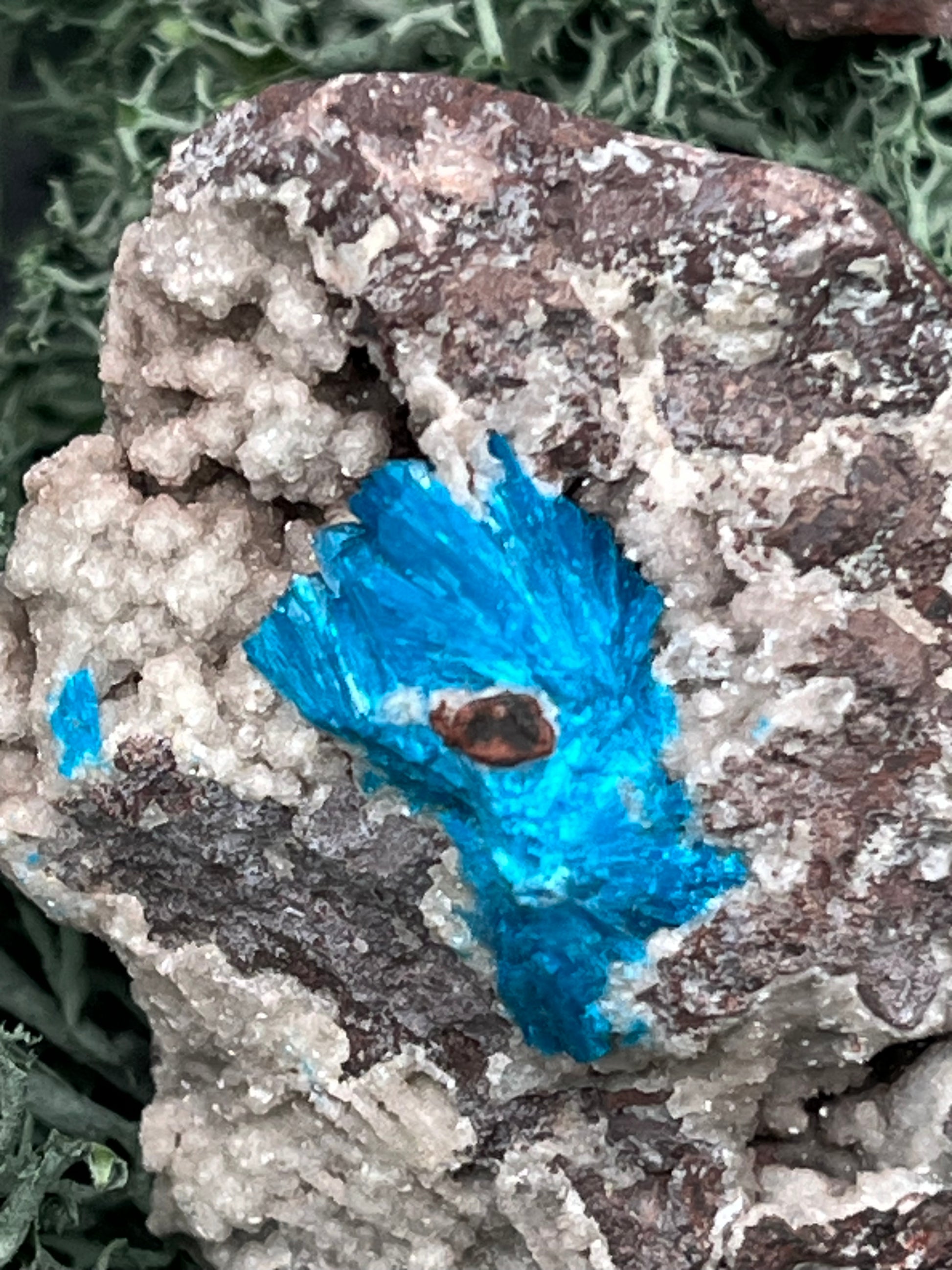 Canvansit auf Stilbit aus Poonah Indien - Stufe - 1 Stück - crystal paradise