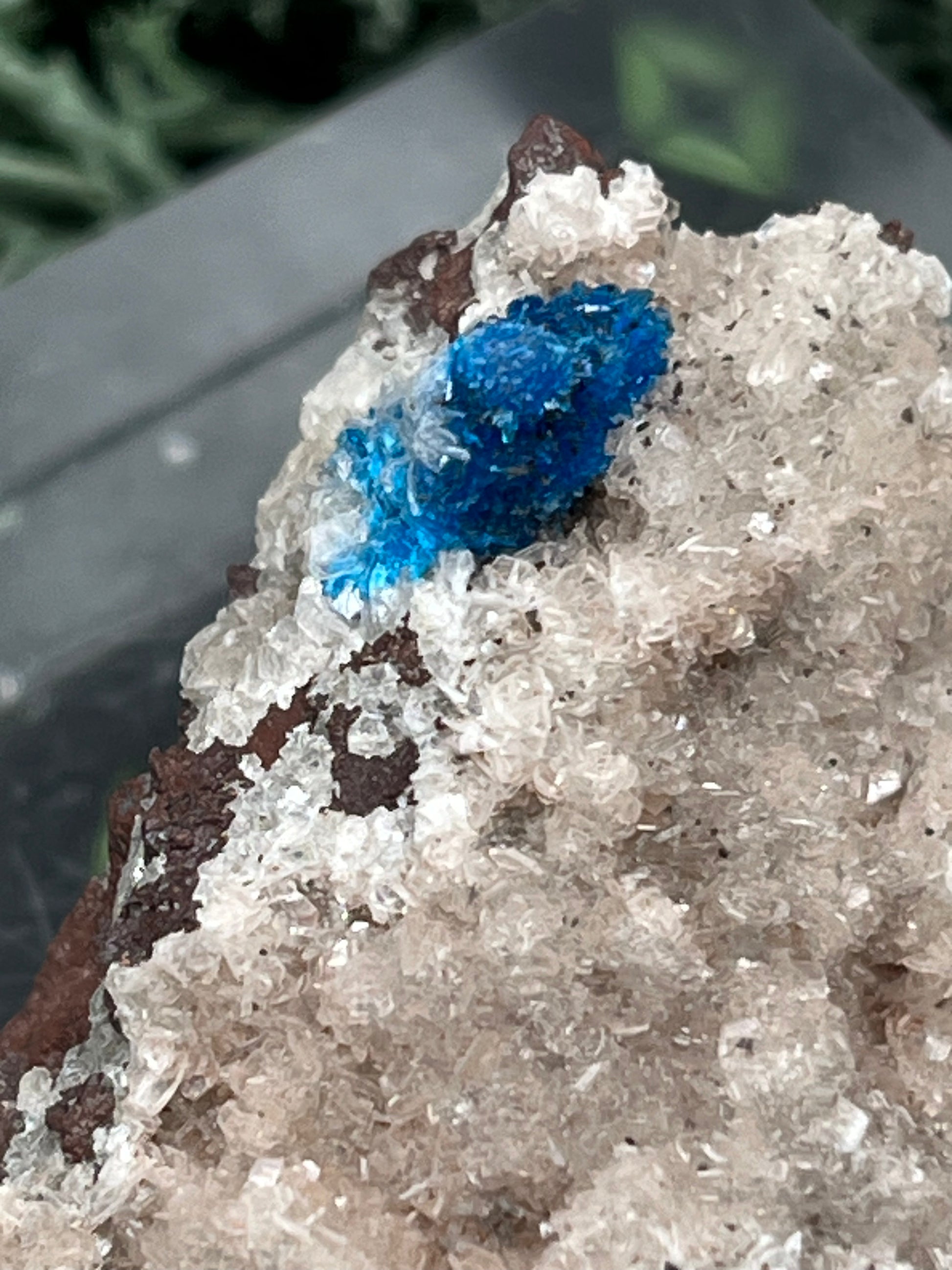 Canvansit auf Stilbit aus Poonah Indien - Stufe - 1 Stück - crystal paradise