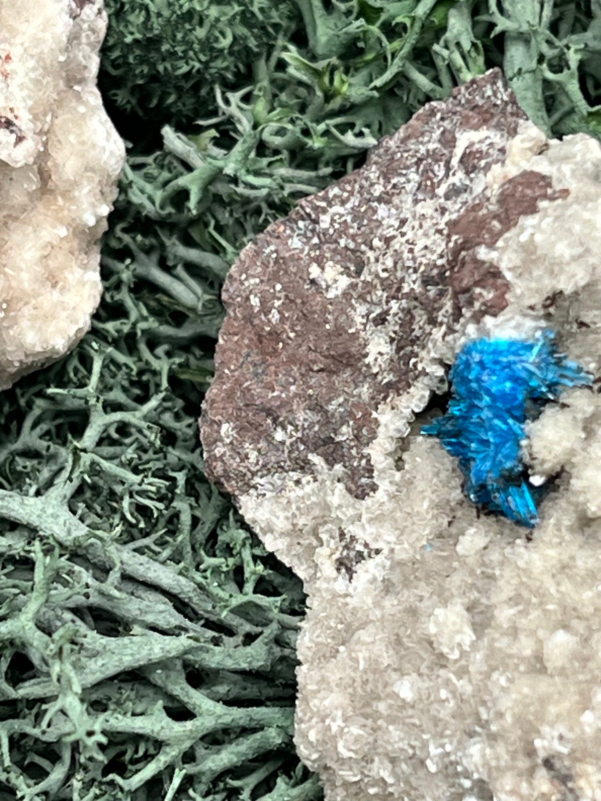 Canvansit auf Stilbit aus Poonah Indien - Stufe - 1 Stück - crystal paradise