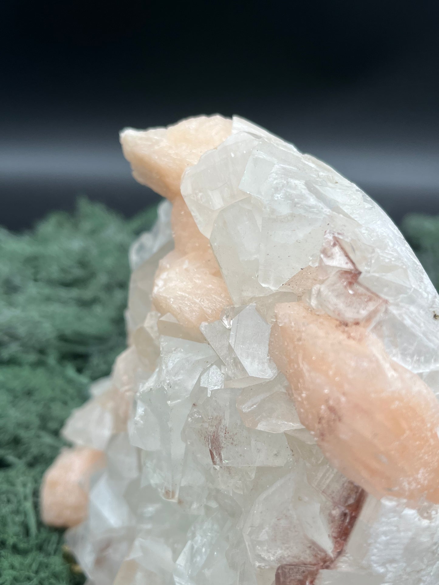 Apophyllit Stilbit Cluster XL aus Indien (1346g)- schöne grosse gut ausgeprägte Kristalle - crystal paradise
