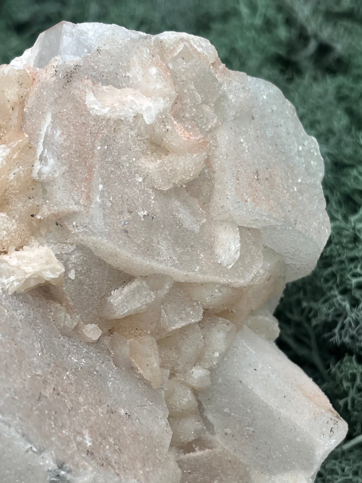 Apophyllit Stilbit Cluster XL aus Indien (978g)- sehr grosse Kristallwürfel - crystal paradise