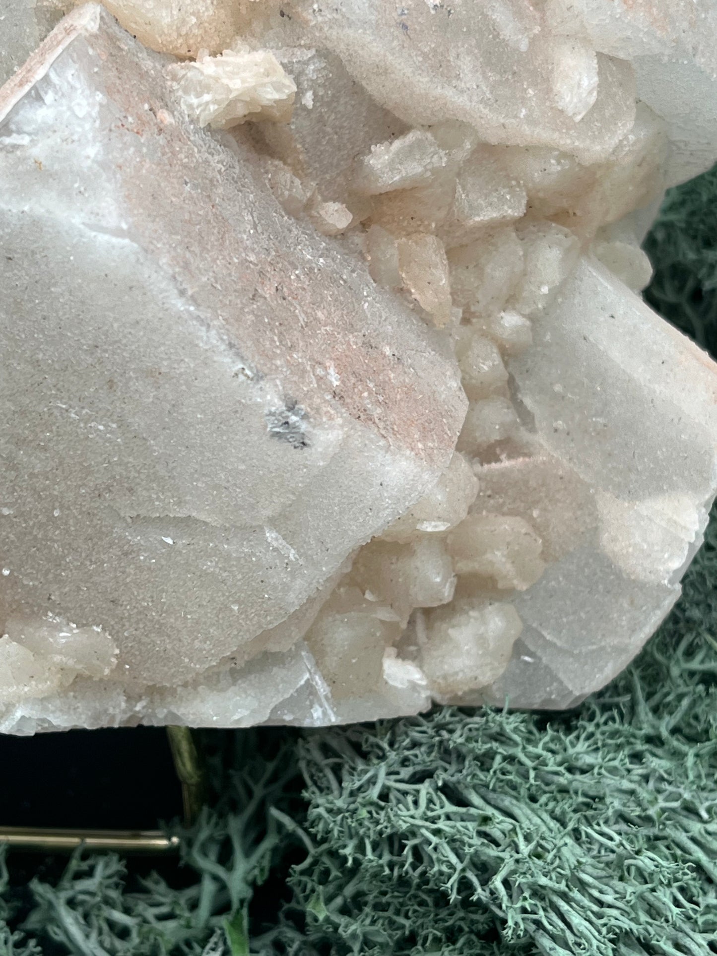 Apophyllit Stilbit Cluster XL aus Indien (978g)- sehr grosse Kristallwürfel - crystal paradise
