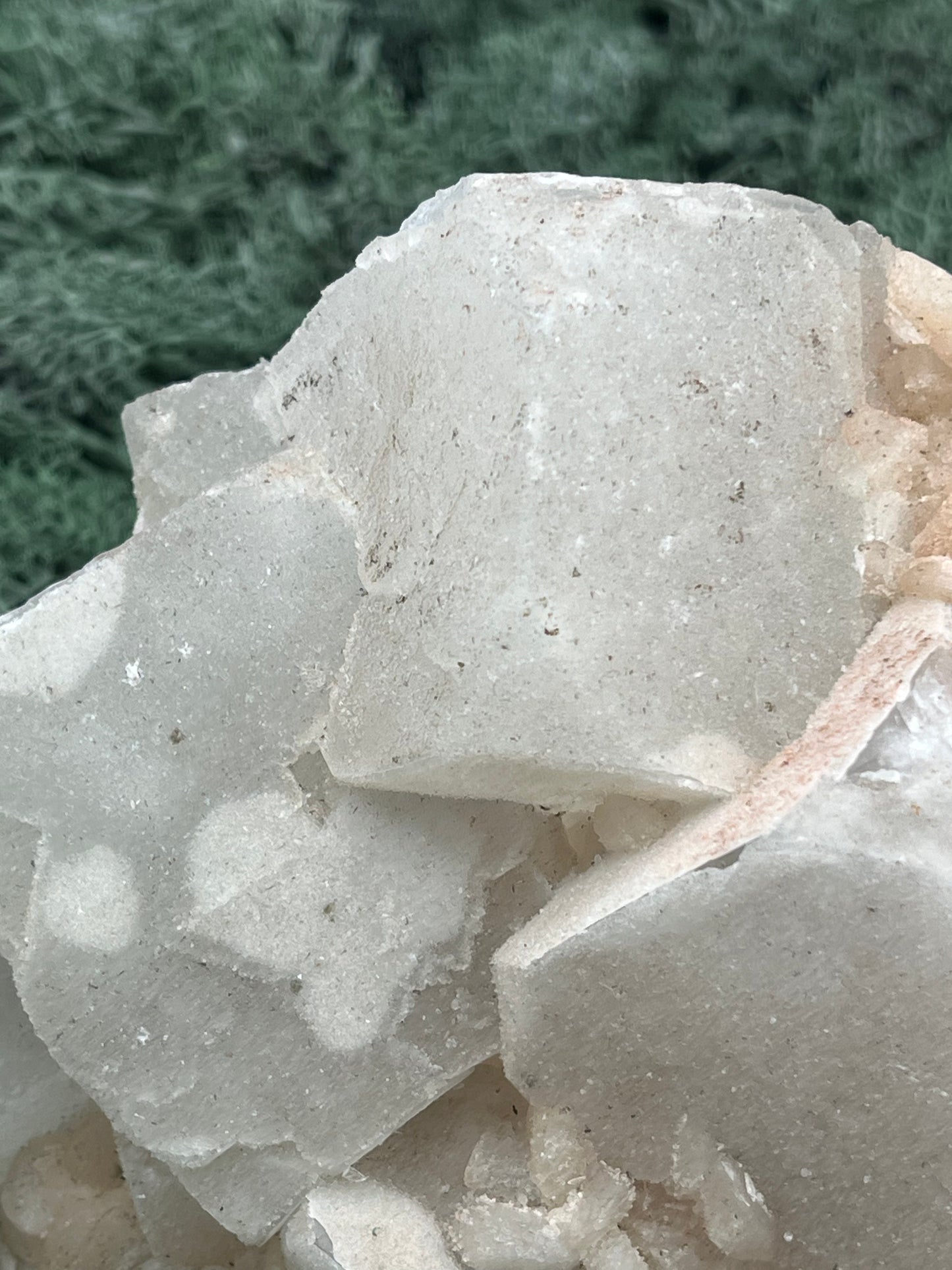 Apophyllit Stilbit Cluster XL aus Indien (978g)- sehr grosse Kristallwürfel - crystal paradise