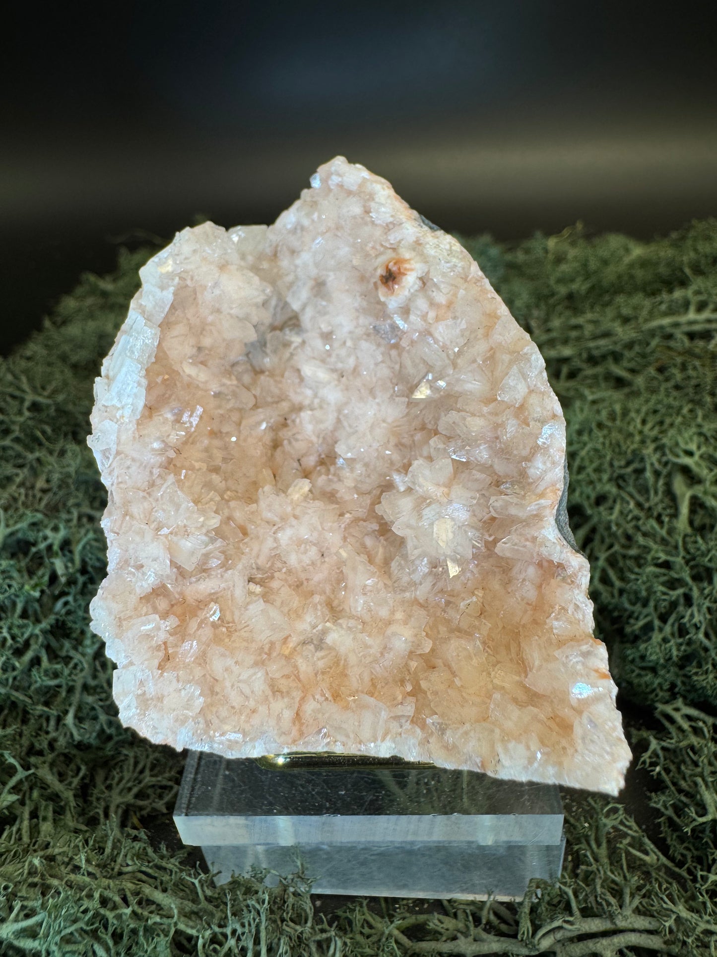 Heulandit / Euzeolit Geode aus Maharashtra, Nashik pune, Indien (121g) - crystal paradise